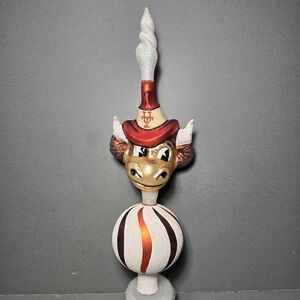 College Mascot Tree Topper By Slavic Treasures Glasscots UT Longhorns BEVO